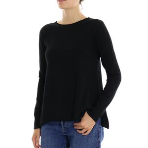 MAGLIA CON SPACCHI NERO